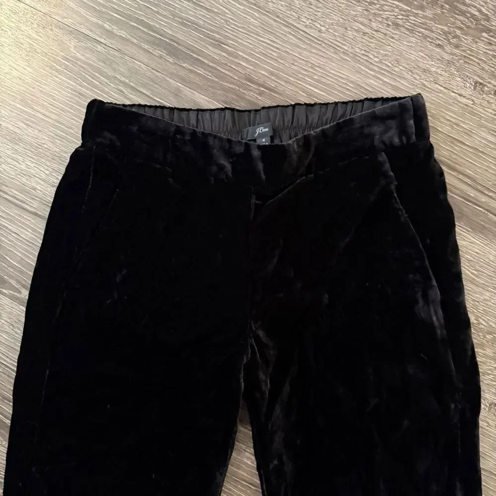 J. Crew Velour Pull On Pants